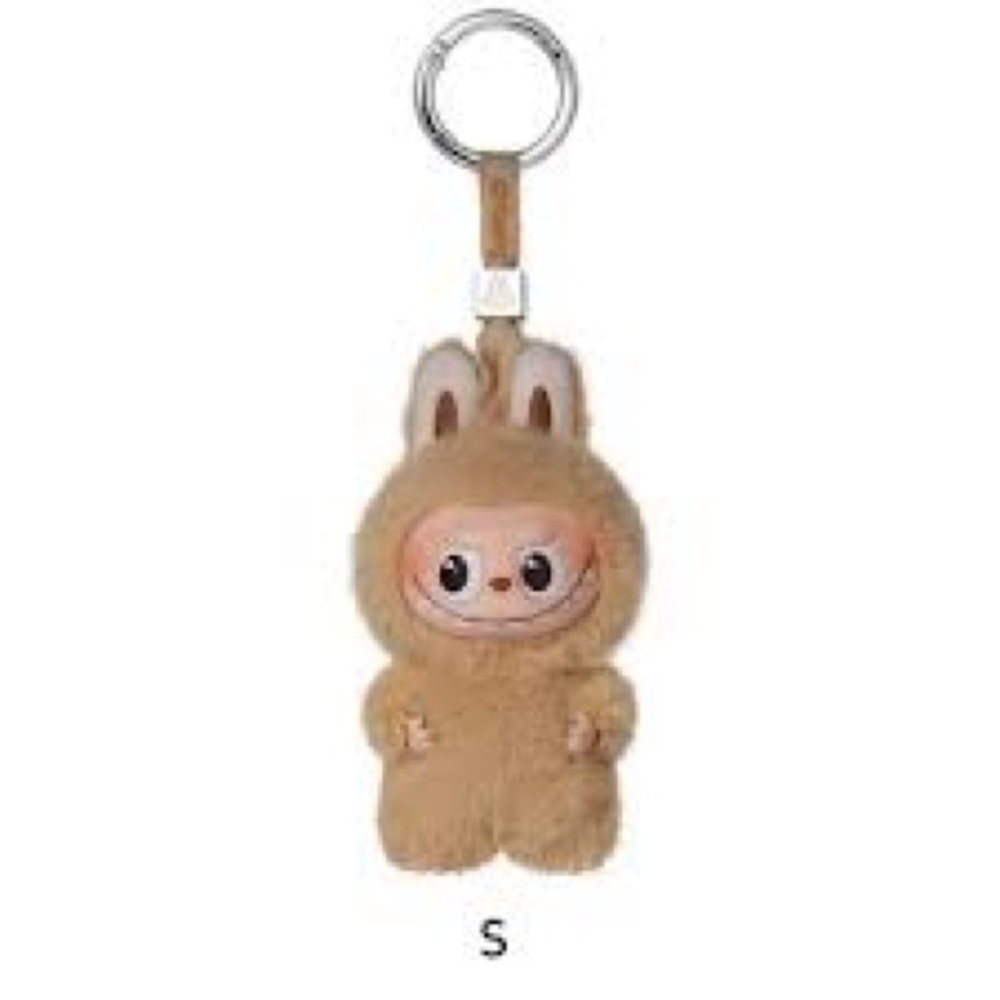 LETTER “S” Light Brown / Tan Pin for Love Labubu